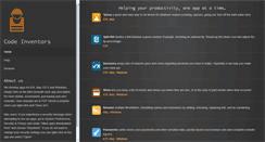 Desktop Screenshot of codeinventors.com
