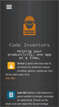 Mobile Screenshot of codeinventors.com